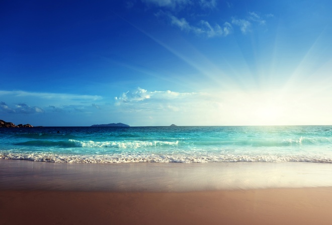 sea, blue, ocean, beach, emerald, sunshine, sand, , , , 