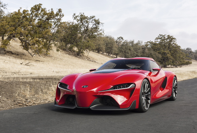 Toyota, FT-1, Concept, , , red, car