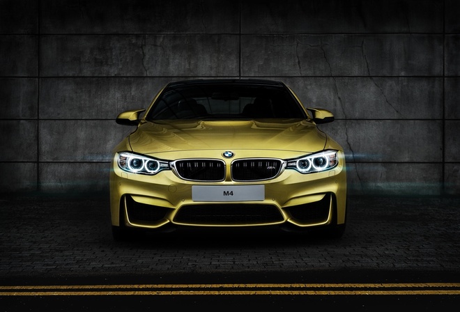 BMW, M4, Coupe, F82, yellow, front, Tomirri photography, , 