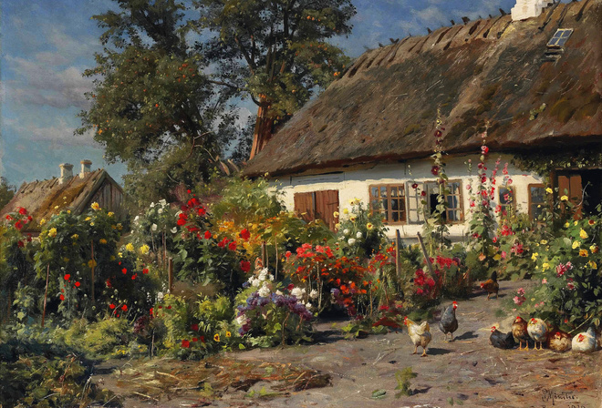 peder monsted, , , , , 1919