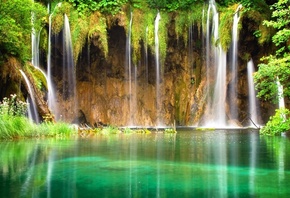 , , , laguna, Waterfall, 