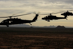 Uh-60 black hawk, ah-64 apache, usa army