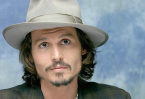 Johnny depp, actor, hat, ,  , 