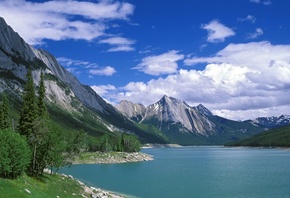 , , , , , , Medicine Lake, Jasper National ...