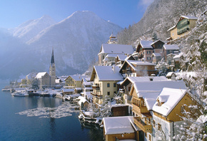 , hallstatt, , austria, 