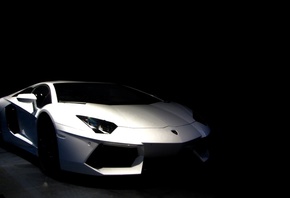 lp700-4, Auto, lamborghini aventador, cars wall, supercars, white,  ...