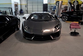 aventador, grey, lp700-4, lamborghini, murcielago, gallardo