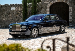 2012, wallpapers, car, luxury, phantom, black, rolls-royce, new
