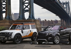 expedition, land rover, evoque, dc100, and, concept, range rover