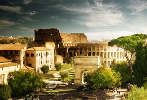 rome, , italy, , Colosseum, , , 