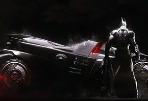 Batman, car, game, 2015