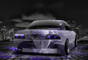 Tony Kokhan, Nissan, Skyline, GTR, R32, JDM, Anime, Aerography, Violet, Neo ...