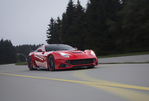 Ferrari, F12, Berlinetta, Novitec Rosso, N-Largo, Speed, , Road,  ...