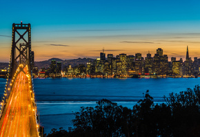 Bay Bridge, Oakland, San Francisco, California, USA,  -,  ...