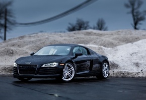 r8,  8, , roadster, rain, tilt shift, audi