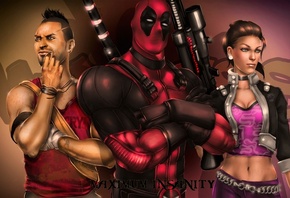 Far cry, Deadpool, Saints row, 