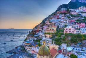 Positano, Campania, Italy, Amalfi Coast, Gulf of Salerno, ,  ...