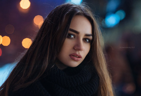 women, face, Roma Chernotitckiy, depth of field, portrait