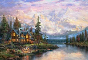 thomas kinkade, ,  