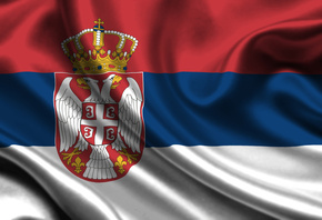 , , 3d, Serbia, flag