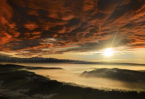 Uetliberg, Sunset, , 