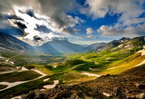 wallpaper Landscape, Mountains, fre