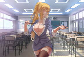 teacher, anime, beautiful, school, beauty, cute, glasses