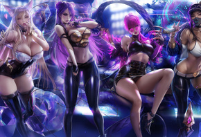 league of legends, girls, game, sexi, women, blonde, brunette, bra, miniskirt, leggings, stockings, glasses, colors, diamond, animal, perfect