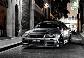 Nissan, Skyline, Gtr, R34