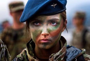 Camouflaged Cadet, Air Force Academy, Colorado Springs