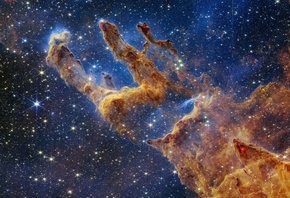 James Webb Space Telescope, NASA, ESA, Protostars, Pillars of Creation