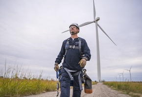 Wind Farm, Wind Turbines, Green Energy