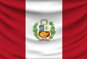 Republic of Peru, state flag, Bandera de Peru