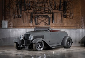 1932 Ford Roadster, Classic, Hotrod, Custom, Gray