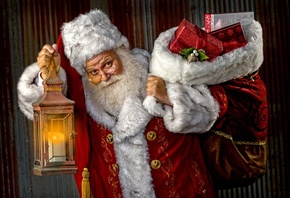 Santa Claus, Christmas, Holiday