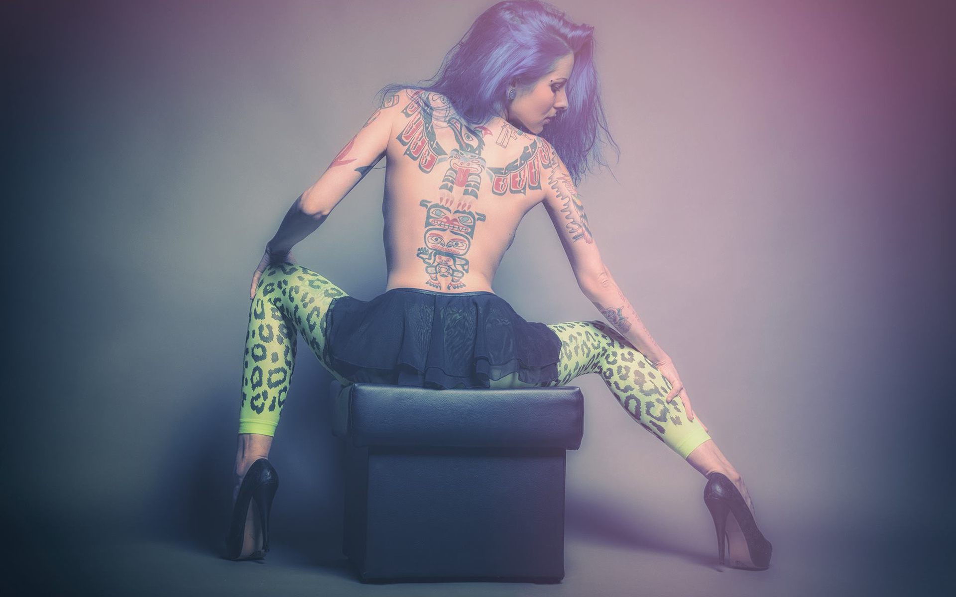 Картинки aneta smoulinkova, girl, alternative, tattoo, model, девушка, сини...