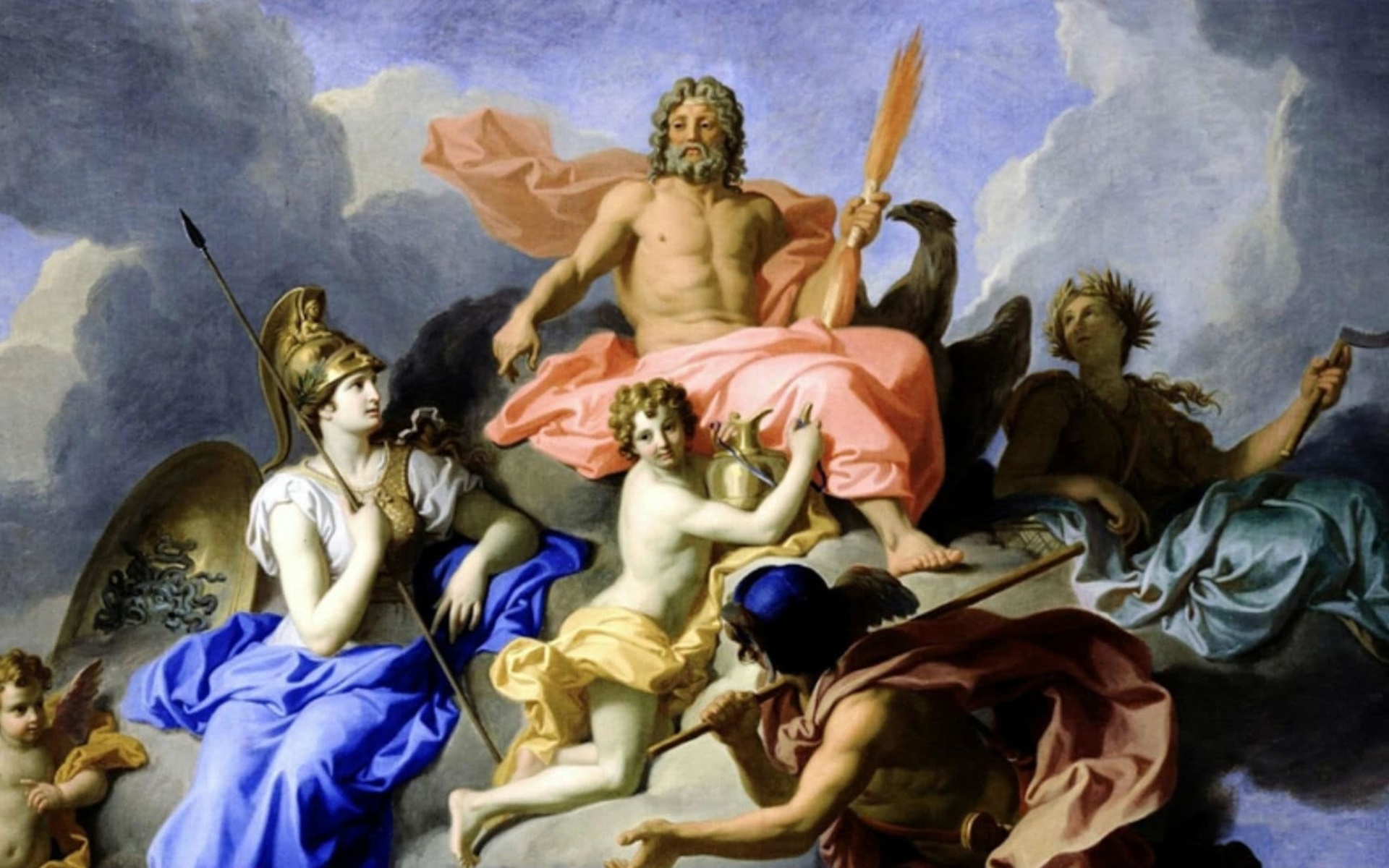 Миф греции и риме. Джованни Ланфранко – боги Олимпа. Зевс древняя Греция. Зевс Бог древней Греции.