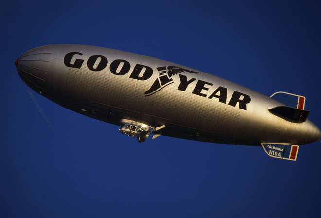 , airship, dirigible, goodyear