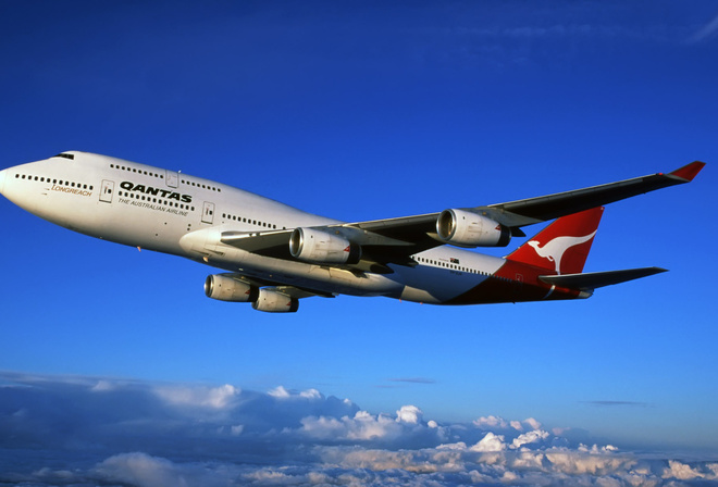 австралийские, the, airlines, боинг, 747, boeing, australian, qantas, Лайнер, авиалинии