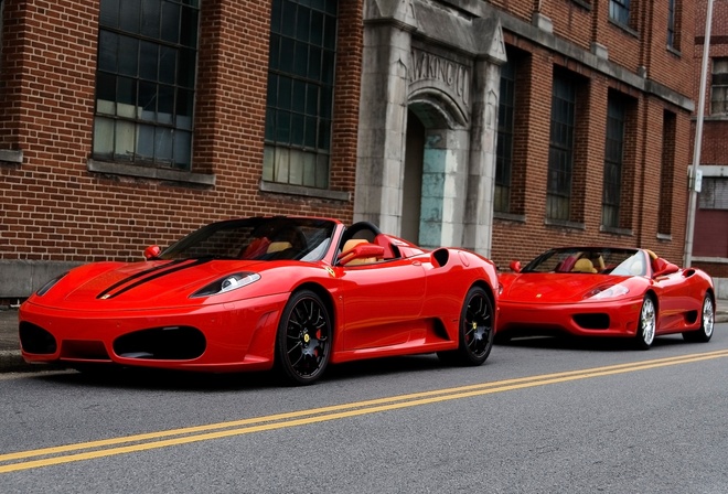красный, Ferrari, f430