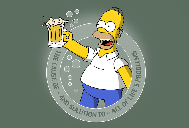 , , beer, simpsons, , , homer