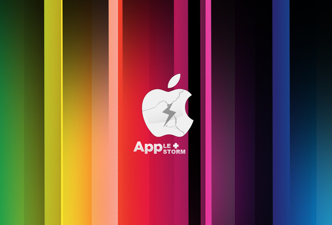 , apple, storm