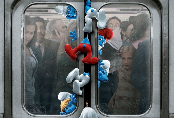 underground, the movie, , -, , Smurfs, new-york, station