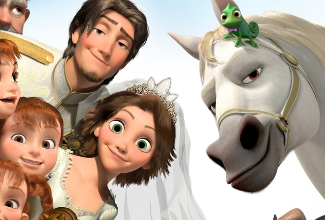 rapunzel, tangled 2, maximus, flynn, pascal, tangled ever after