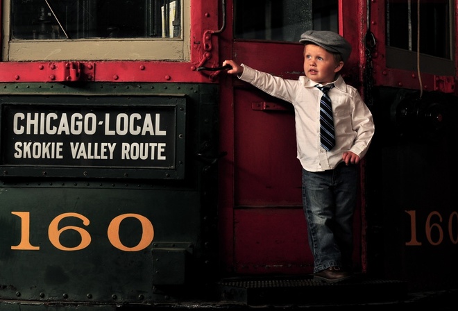 model, small, train, child, chicago, suit