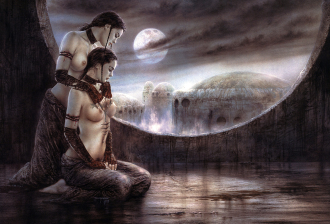 Luis royo, , ointment and moon bath, , 