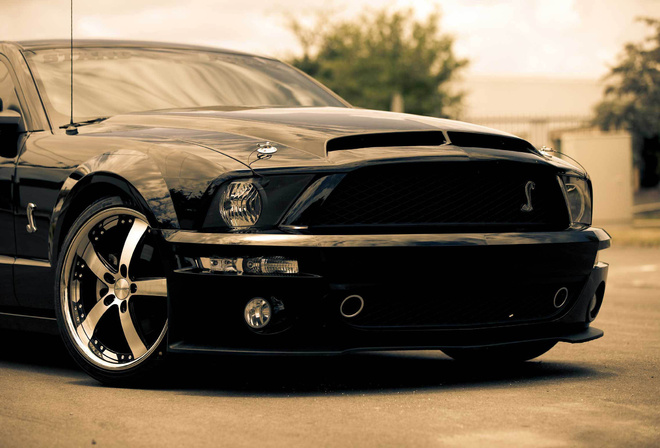 , , , muscle car, mustang, shelby, , gt500, black, Ford