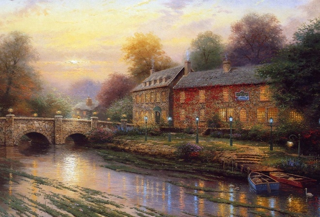 , , , Thomas kinkade, , 