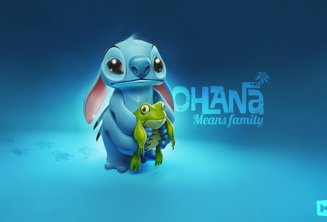 , Stitch, , frog