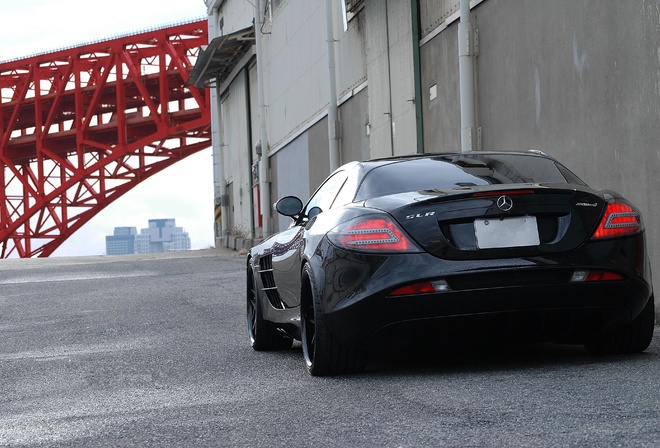 slr mclaren,  ,  , black, , Mercedes benz